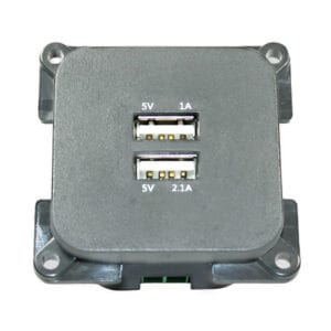 سوکت 2پورت نقره ای WESTACC