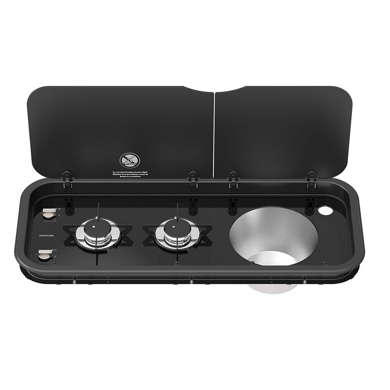 اجاق گاز 2 شعله و سینک درپوش دار کاروان THETFORD سری 111