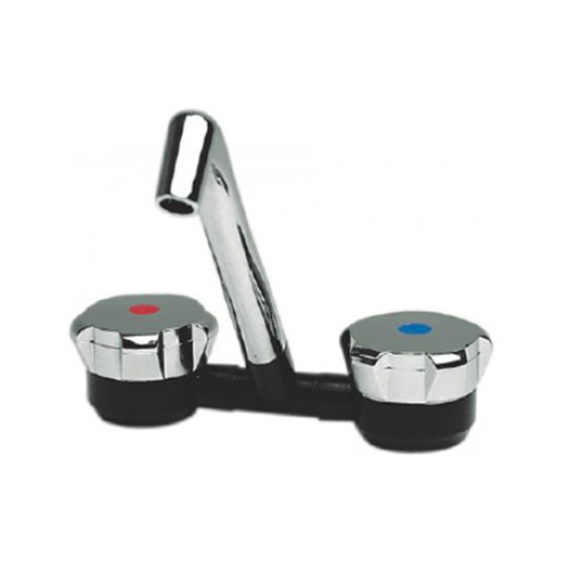 شیر آب گرم و سرد پلاستیکی COMET مدل کروم مشکی