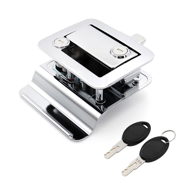 دستگیره در خارجی BALDACCI به همراه قفل (کروم)