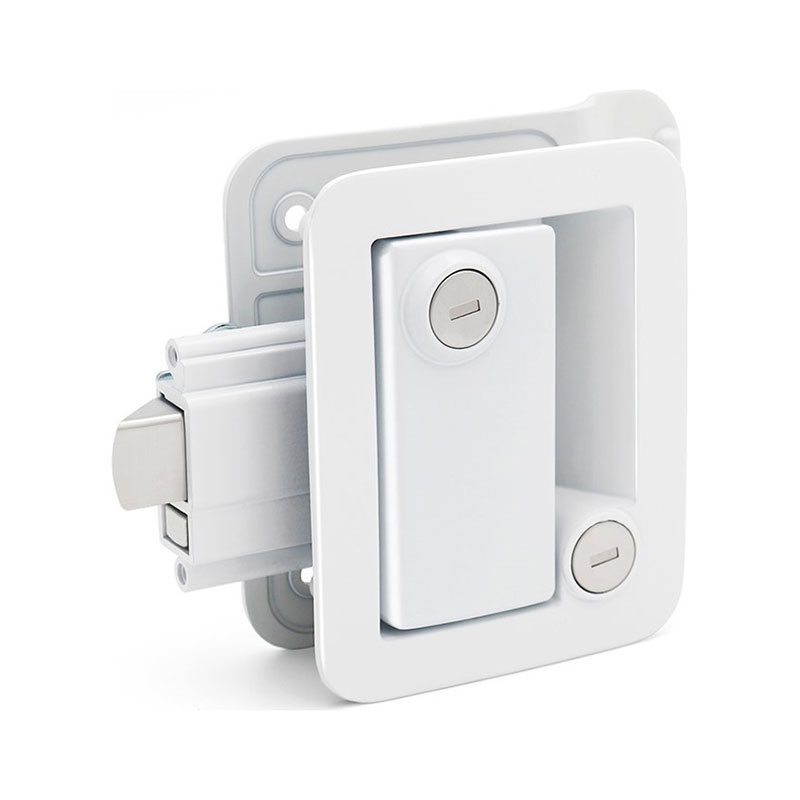 دستگیره در خارجی BALDACCI به همراه قفل (سفید)