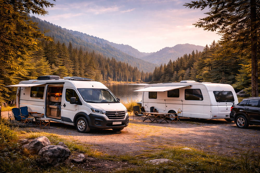 تفاوت کمپر و کاروان چیست؟ کدام گزینه برای سفرهای جاده‌ای بهتر است؟