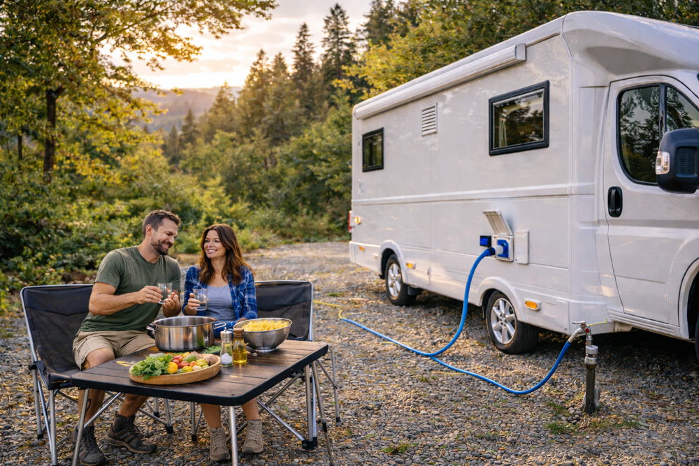 پر کردن مخزن آب