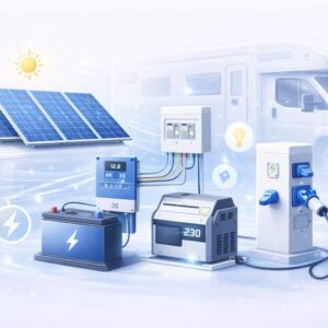 سیستم برق، باطری و انرژی خورشیدی