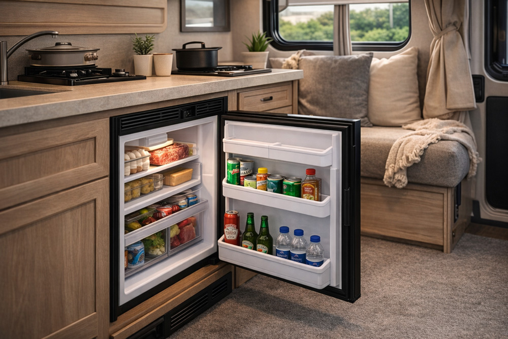 تفاوت یخچال خانگی و یخچال مخصوص کمپر و کاروان 