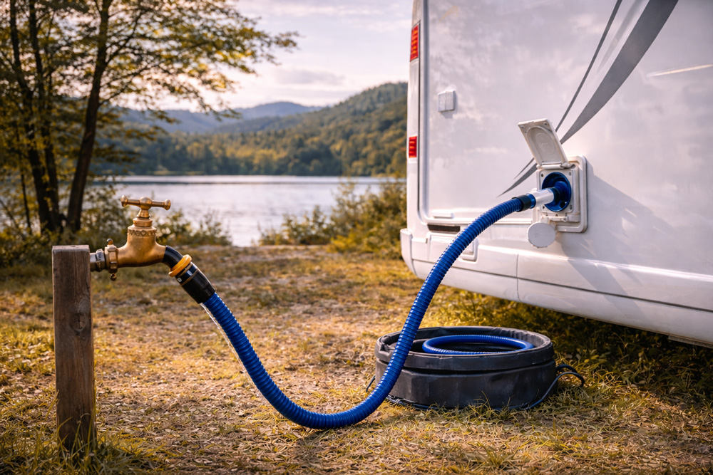 دریچه پرکننده منبع آب کمپر و کاروان چیست و چه کاربردی دارد؟