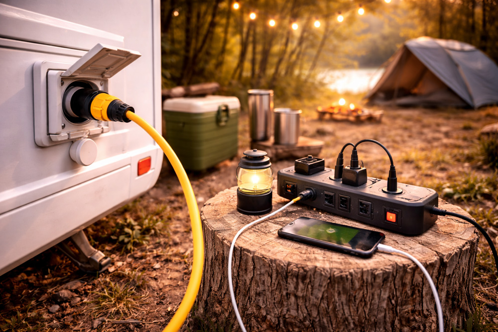 کاربرد دریچه خروجی برق از کمپر و کاروان